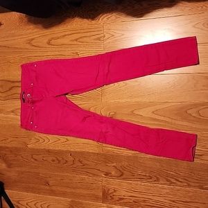 Hot Topic Lovesick Red Skinny Jeans